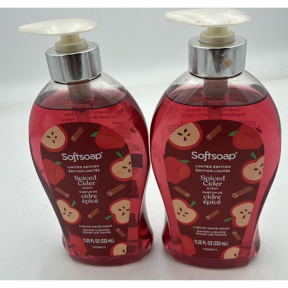 Softsoap limited edition liquid hand soap Spiced Cider 11.25 FL OZ lot of 2